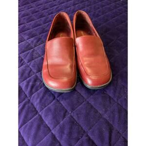 Naturalizer Red Leather Women's Shoes